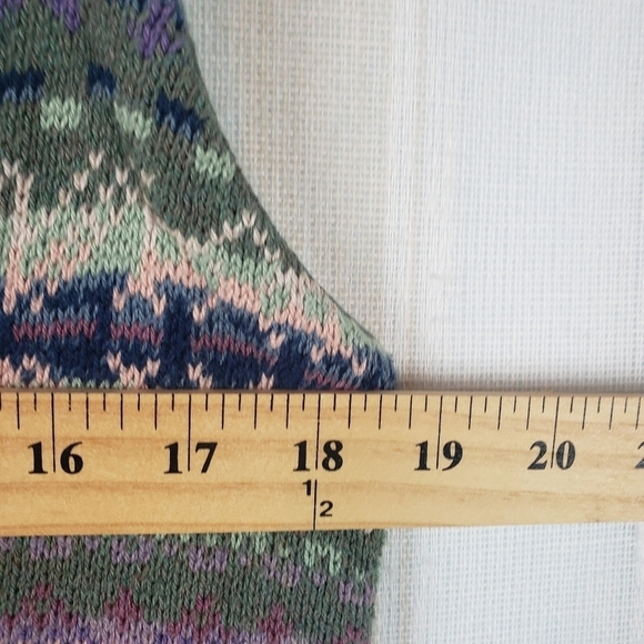 Chaps Southwestern‎ Knit Sweater Vest Cardigan Size Small - Picture 6 of 11